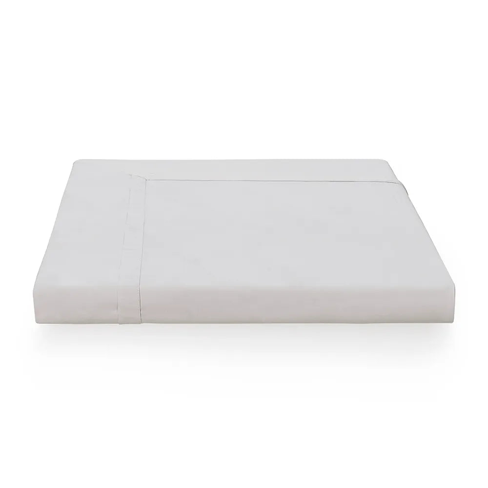 Capa de Duvet Queen 300 fios 100% Algodão Egípcio Vercelli Branco