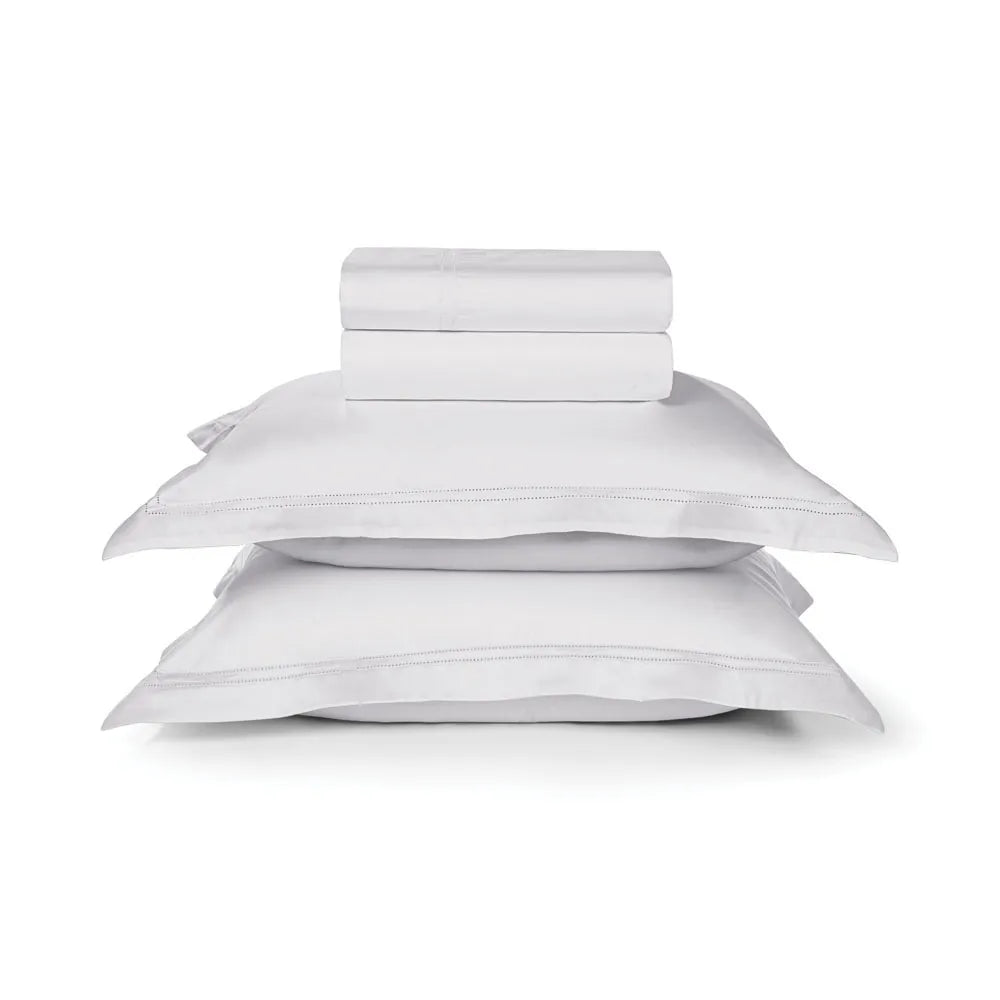 Jogo de Cama King Trussardi 300 Fios Cetim 100% Algodão Egípcio Galieno Branco