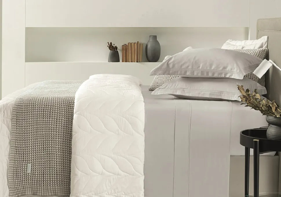 Jogo de Cama Queen Trussardi 300 Fios Cetim 100% Algodão Egípcio Galieno Marmo