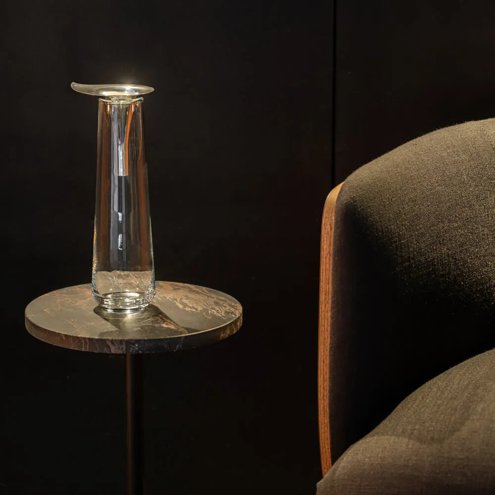Vaso Leaf Grande em Ouro 24k