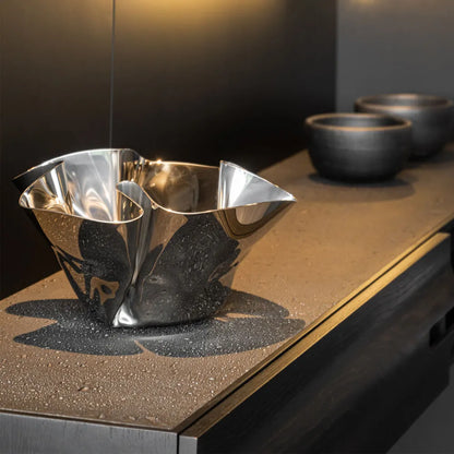 Cachepot / Fruteira ou Champanheira Fiori em Inox