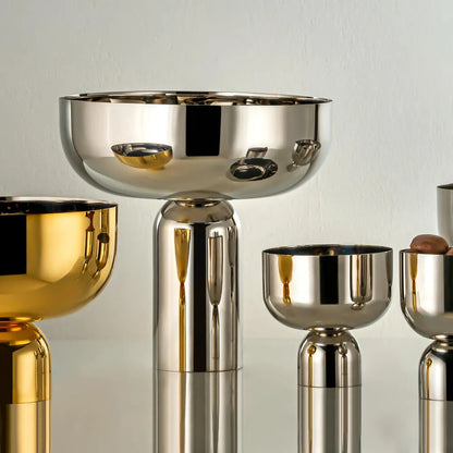 Cachepot / Porta aperitivos Boreal Pequeno em Inox