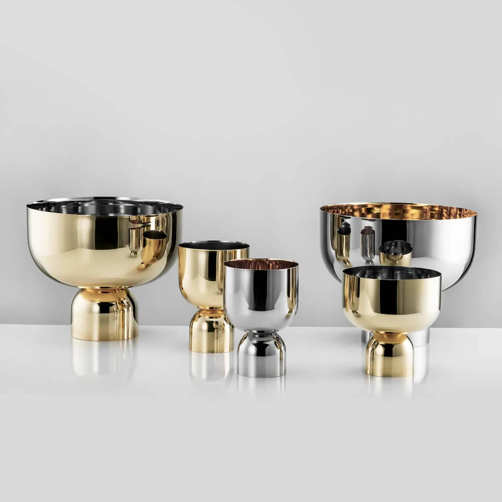 Cachepot / Porta aperitivos Boreal Pequeno em Inox