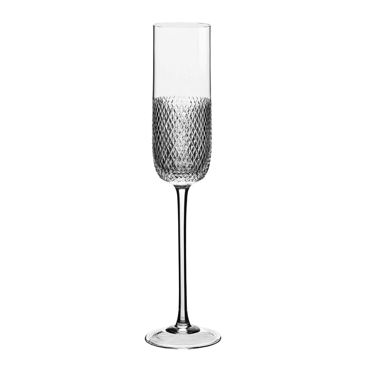 Jogo de 6 Taças de Cristal Strauss Champagne - Diamante